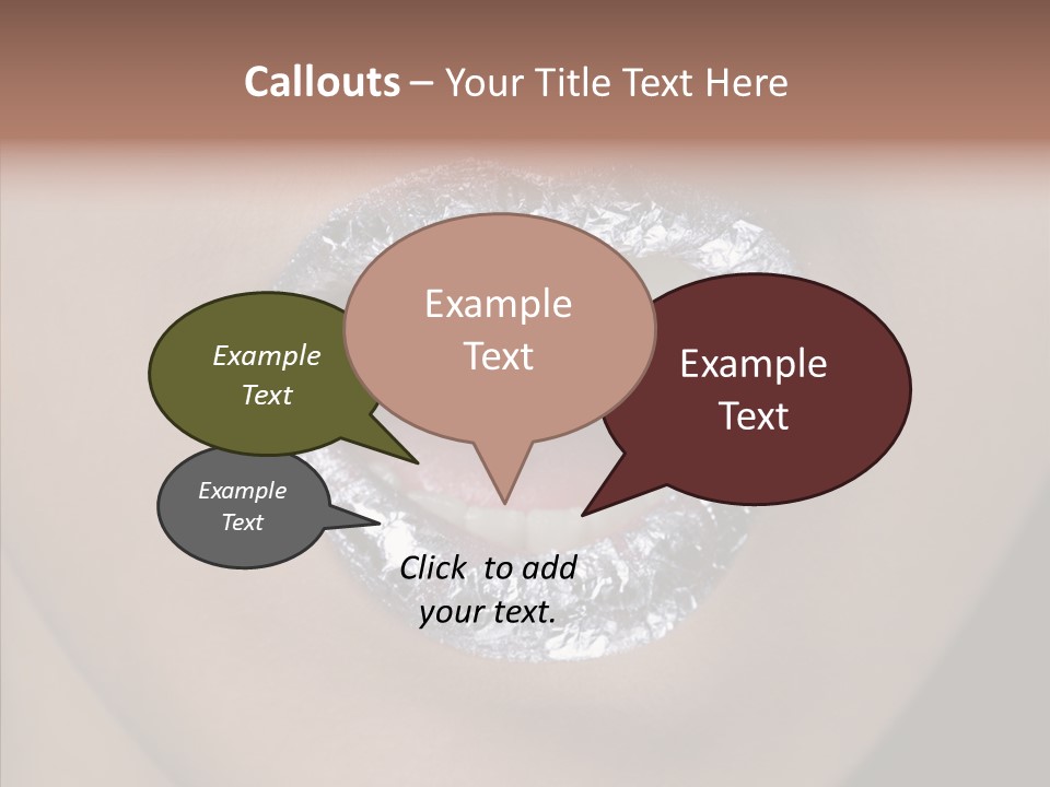 Attractive Make Up One PowerPoint Template