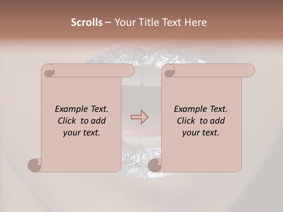 Attractive Make Up One PowerPoint Template