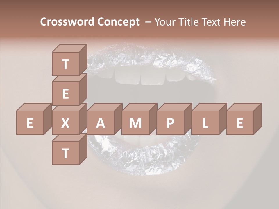 Attractive Make Up One PowerPoint Template