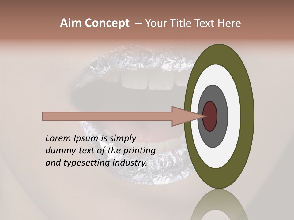 Attractive Make Up One PowerPoint Template