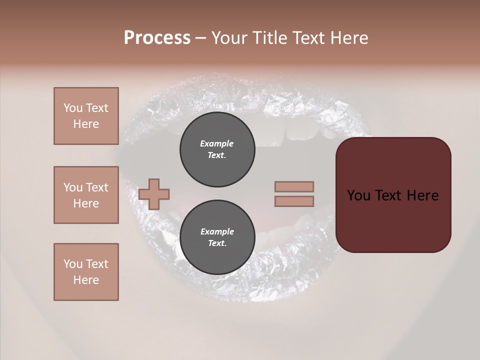 Attractive Make Up One PowerPoint Template