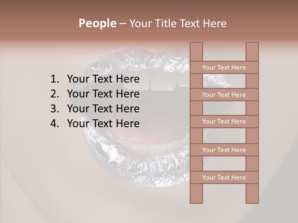 Attractive Make Up One PowerPoint Template
