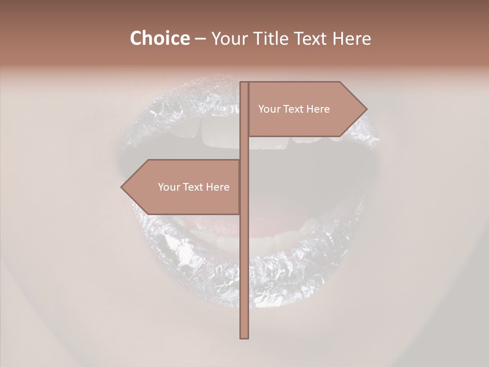 Attractive Make Up One PowerPoint Template