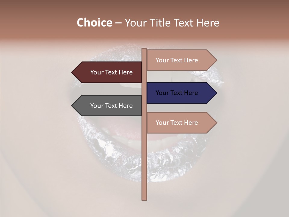 Attractive Make Up One PowerPoint Template