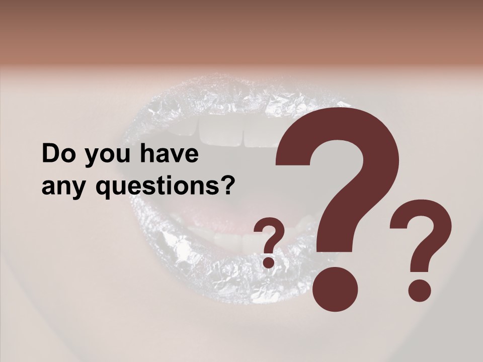 Attractive Make Up One PowerPoint Template