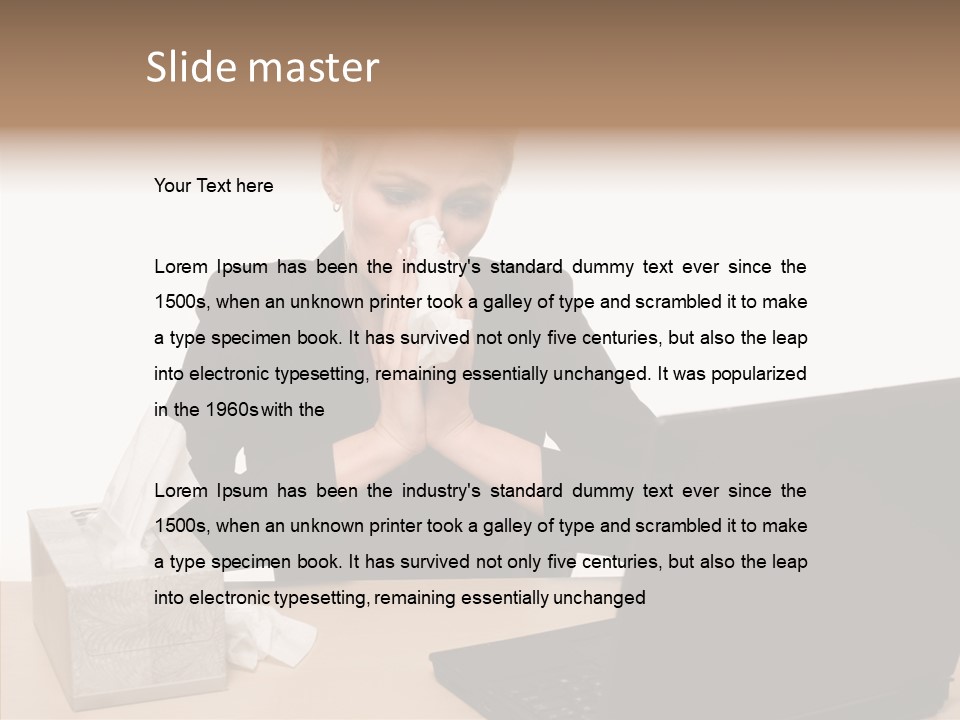 Itting Figure Room PowerPoint Template