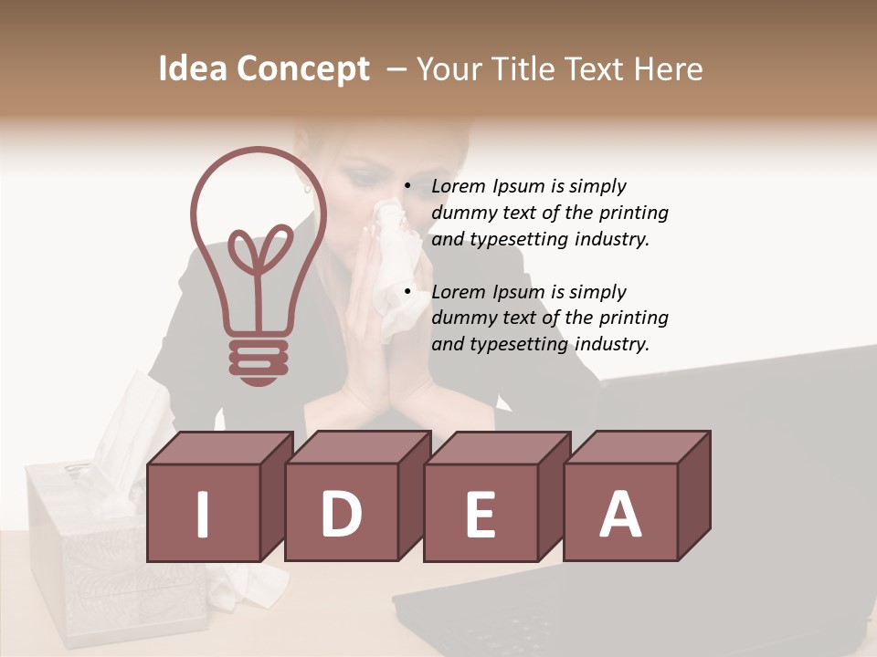 Itting Figure Room PowerPoint Template