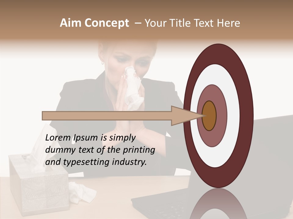 Itting Figure Room PowerPoint Template