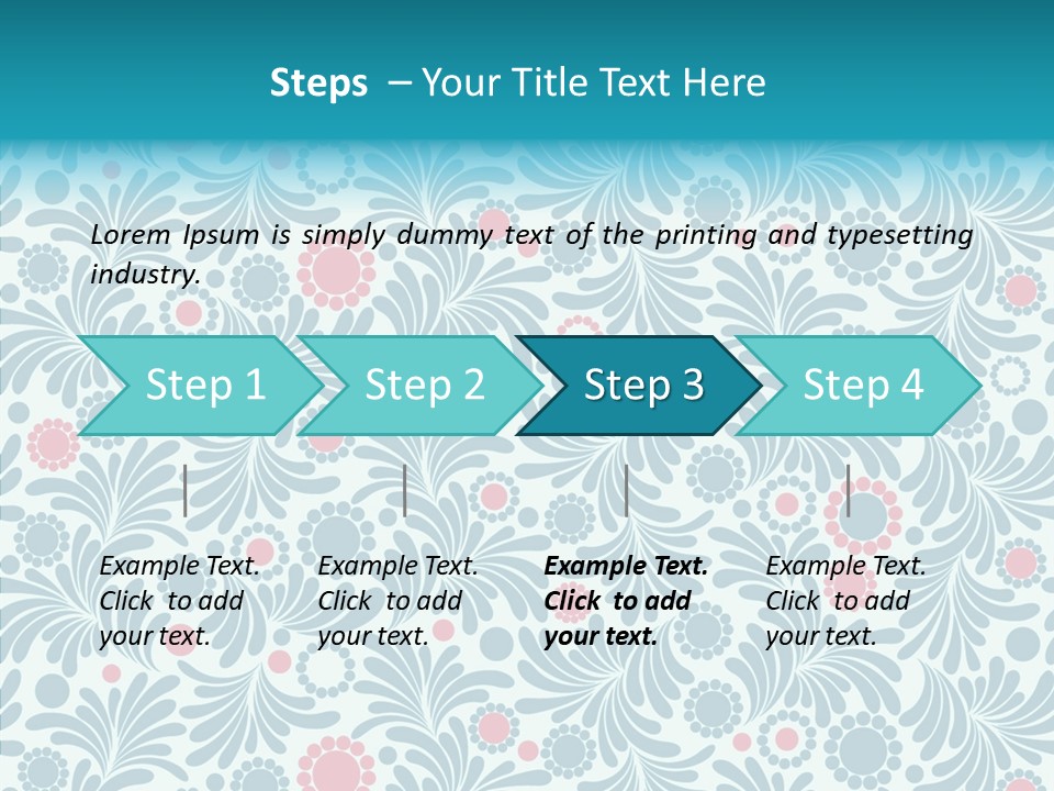 Seamless Stylized Graphic PowerPoint Template