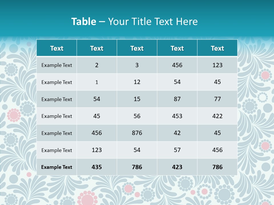 Seamless Stylized Graphic PowerPoint Template