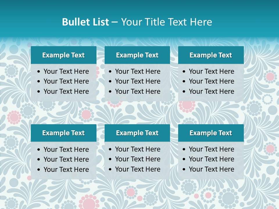 Seamless Stylized Graphic PowerPoint Template