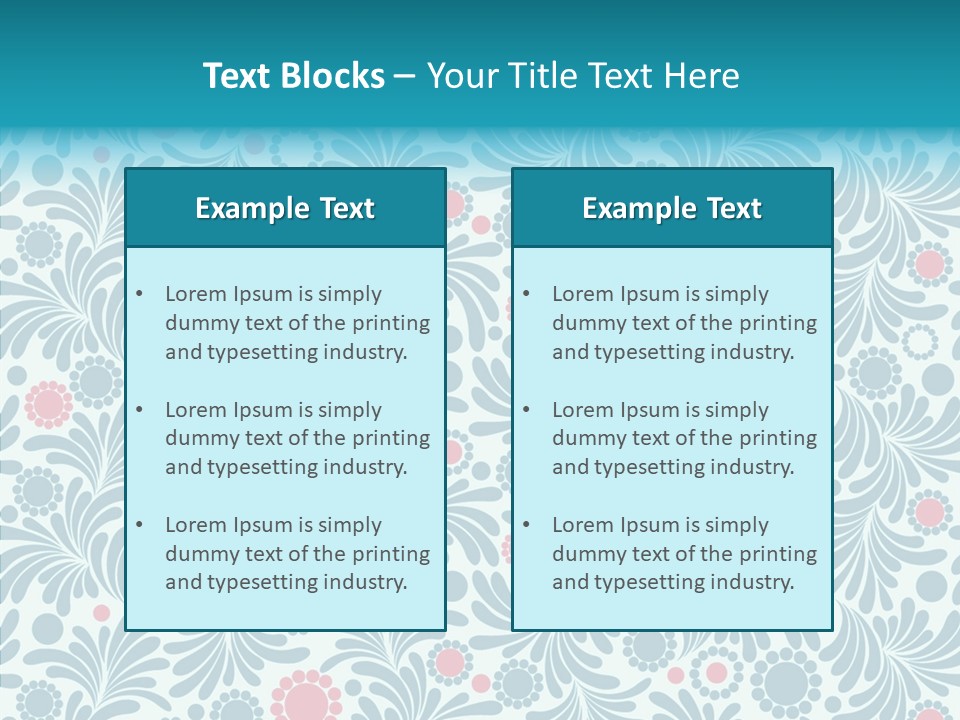 Seamless Stylized Graphic PowerPoint Template