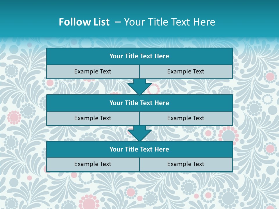 Seamless Stylized Graphic PowerPoint Template