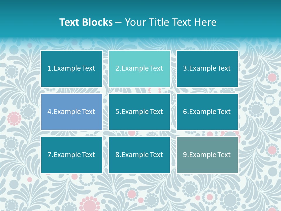Seamless Stylized Graphic PowerPoint Template