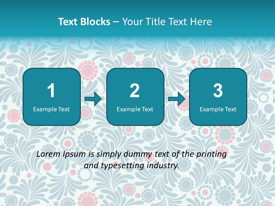 Seamless Stylized Graphic PowerPoint Template