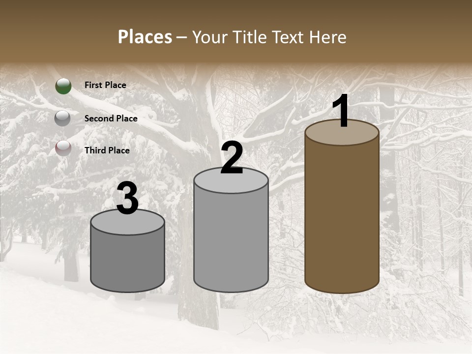 Snow Composition Outdoors PowerPoint Template