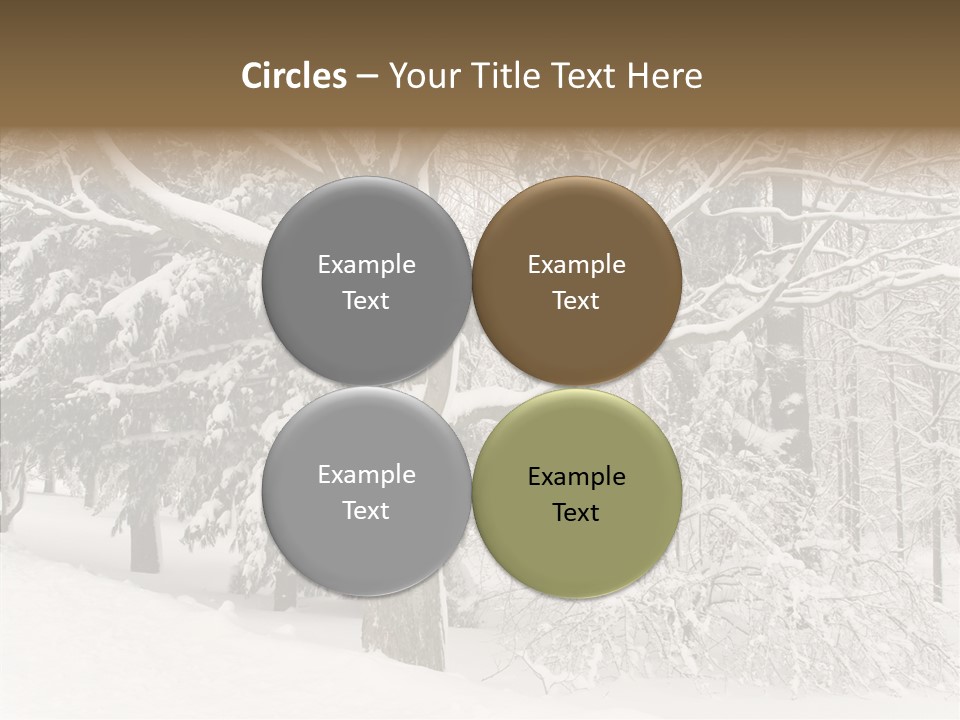 Snow Composition Outdoors PowerPoint Template