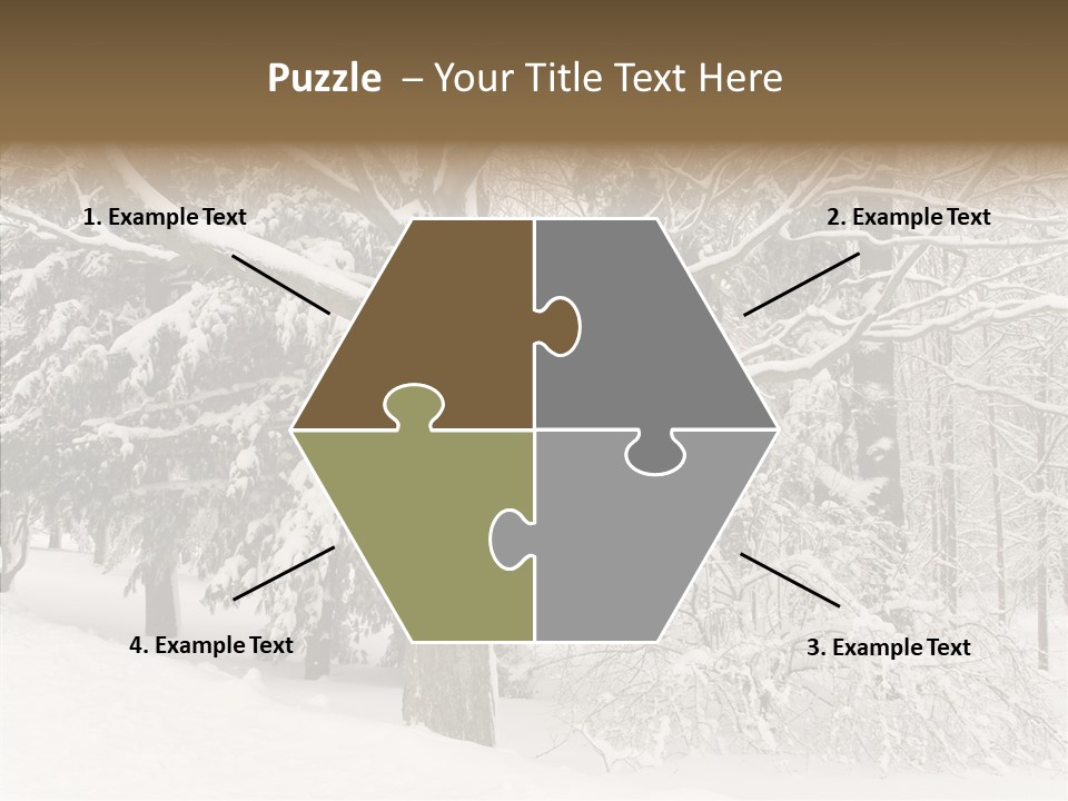 Snow Composition Outdoors PowerPoint Template