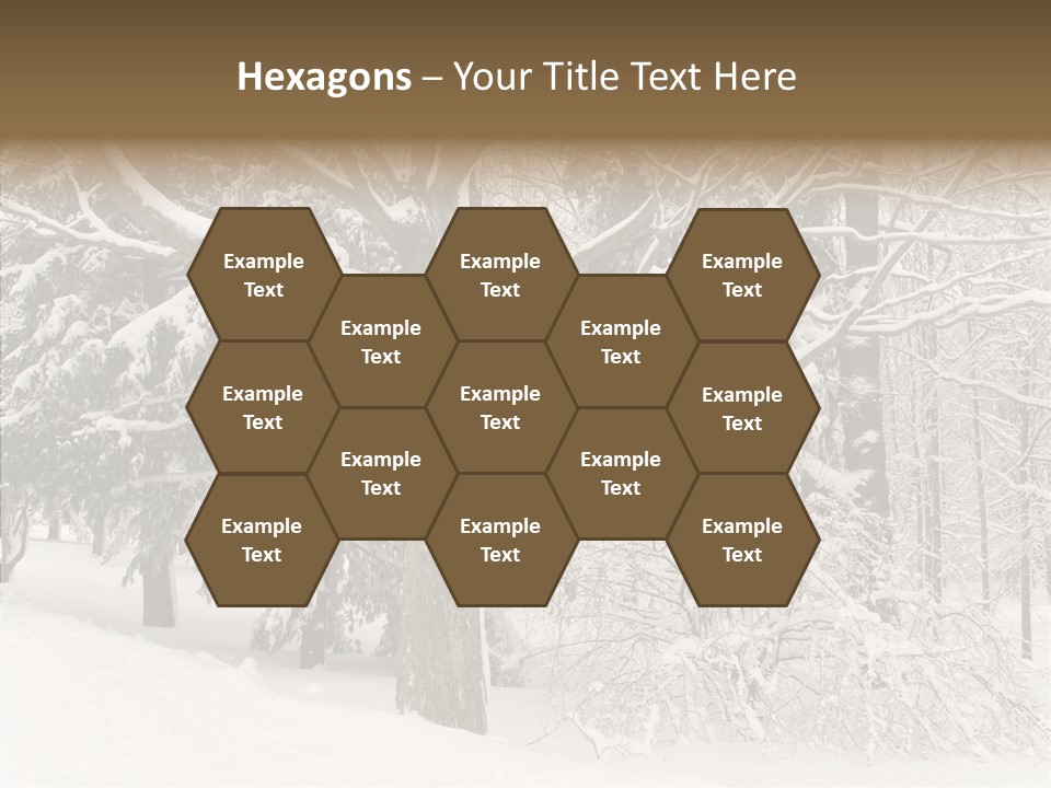 Snow Composition Outdoors PowerPoint Template