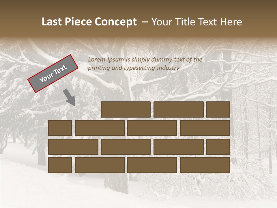 Snow Composition Outdoors PowerPoint Template