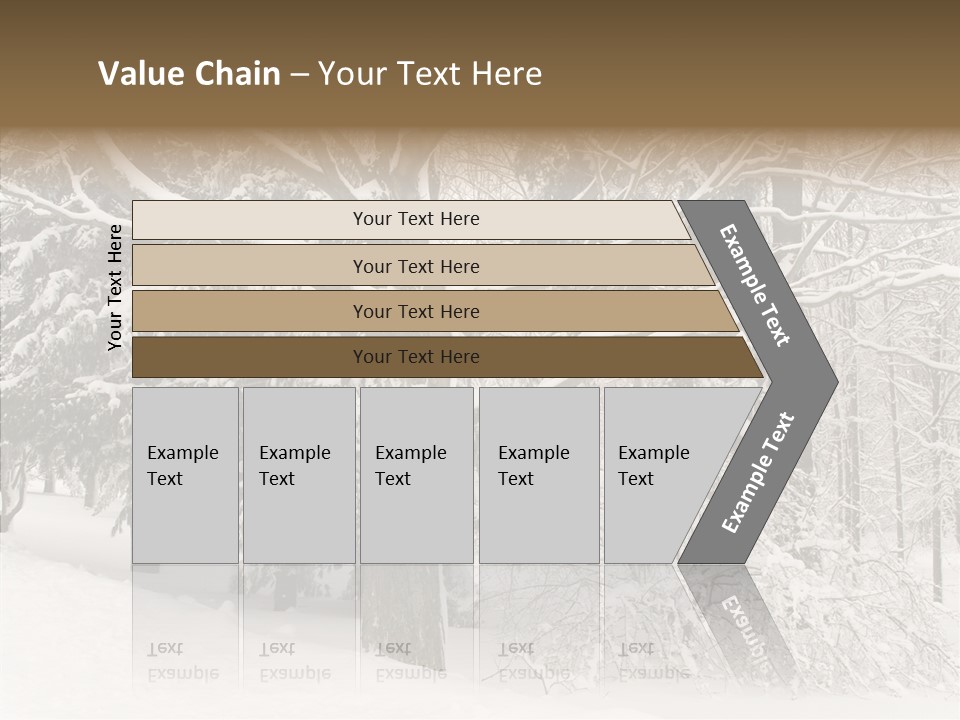 Snow Composition Outdoors PowerPoint Template
