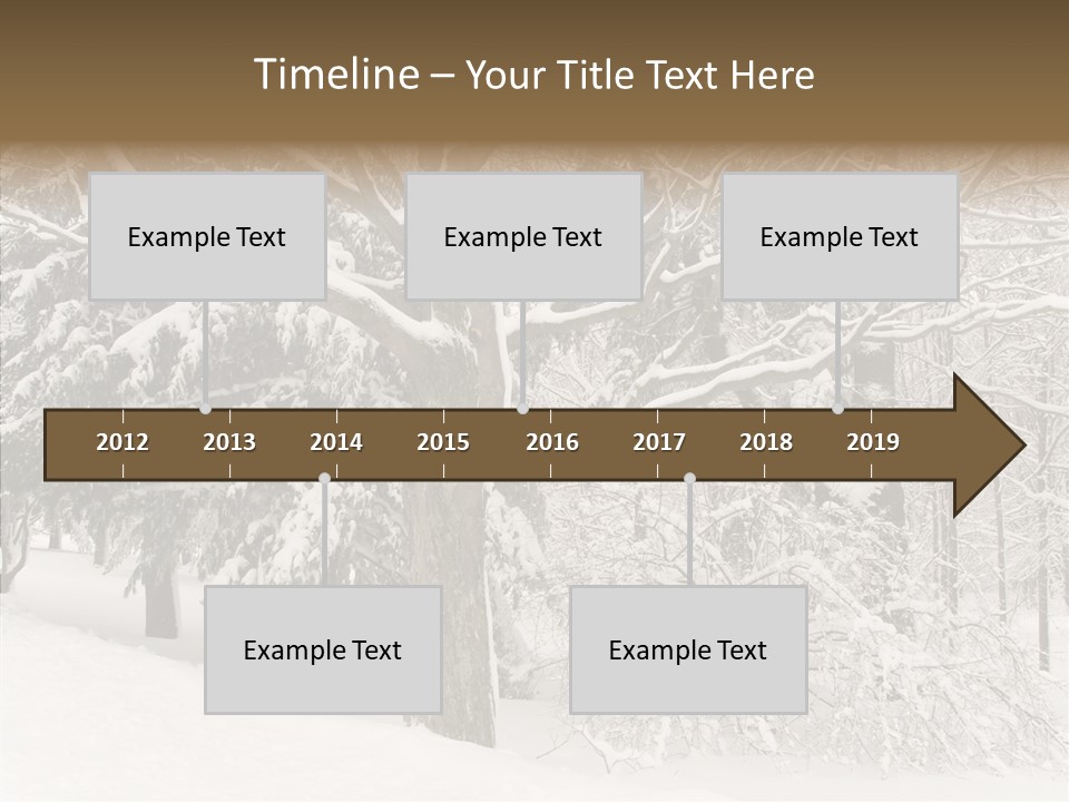 Snow Composition Outdoors PowerPoint Template