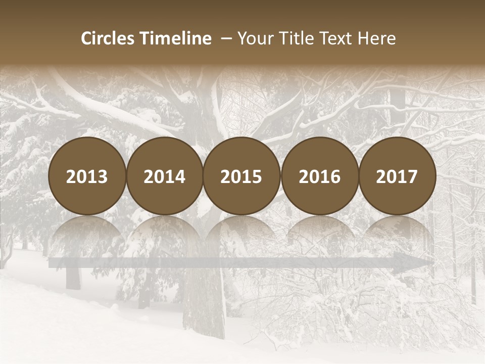 Snow Composition Outdoors PowerPoint Template