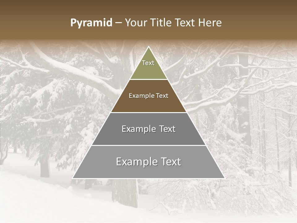 Snow Composition Outdoors PowerPoint Template