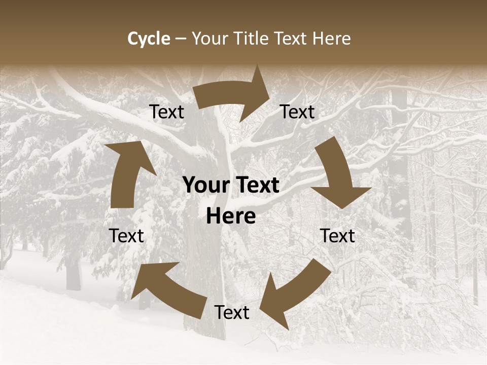 Snow Composition Outdoors PowerPoint Template