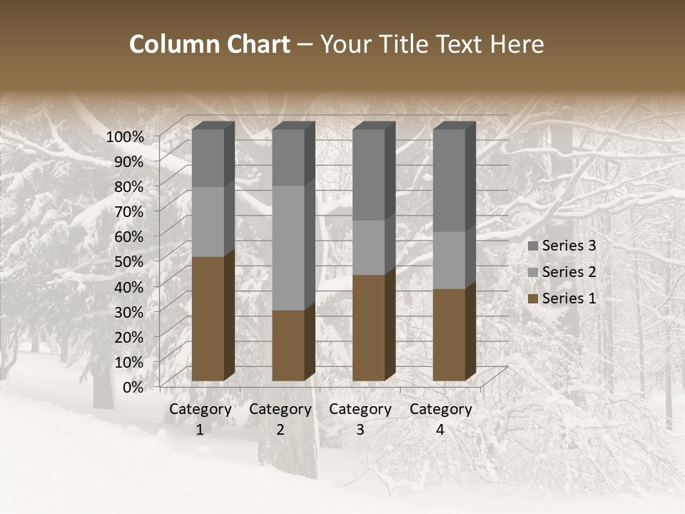 Snow Composition Outdoors PowerPoint Template
