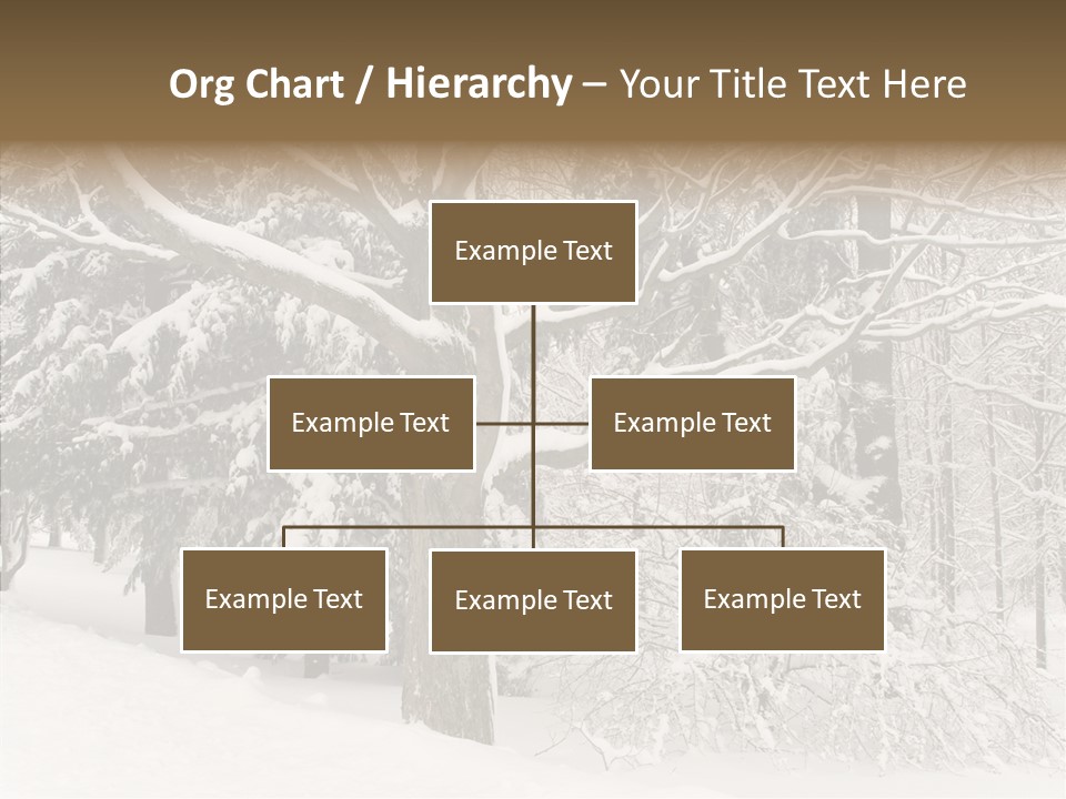 Snow Composition Outdoors PowerPoint Template
