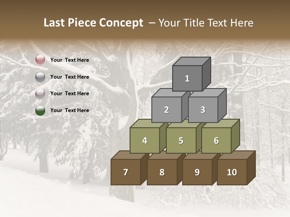 Snow Composition Outdoors PowerPoint Template