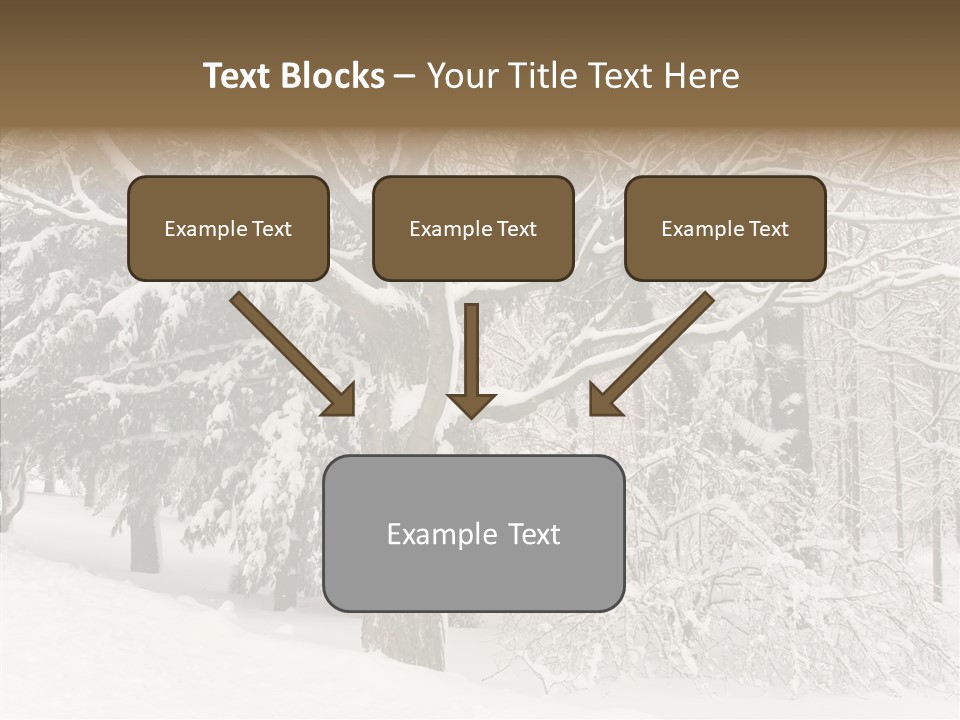 Snow Composition Outdoors PowerPoint Template