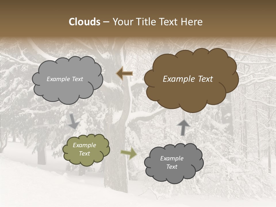 Snow Composition Outdoors PowerPoint Template