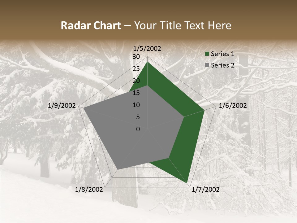 Snow Composition Outdoors PowerPoint Template