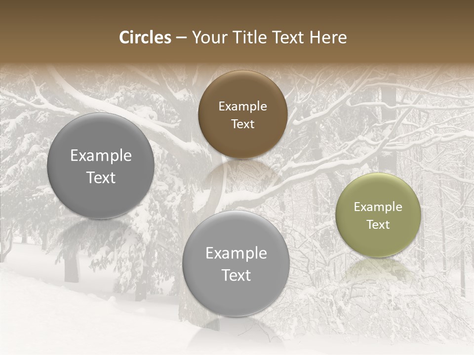 Snow Composition Outdoors PowerPoint Template