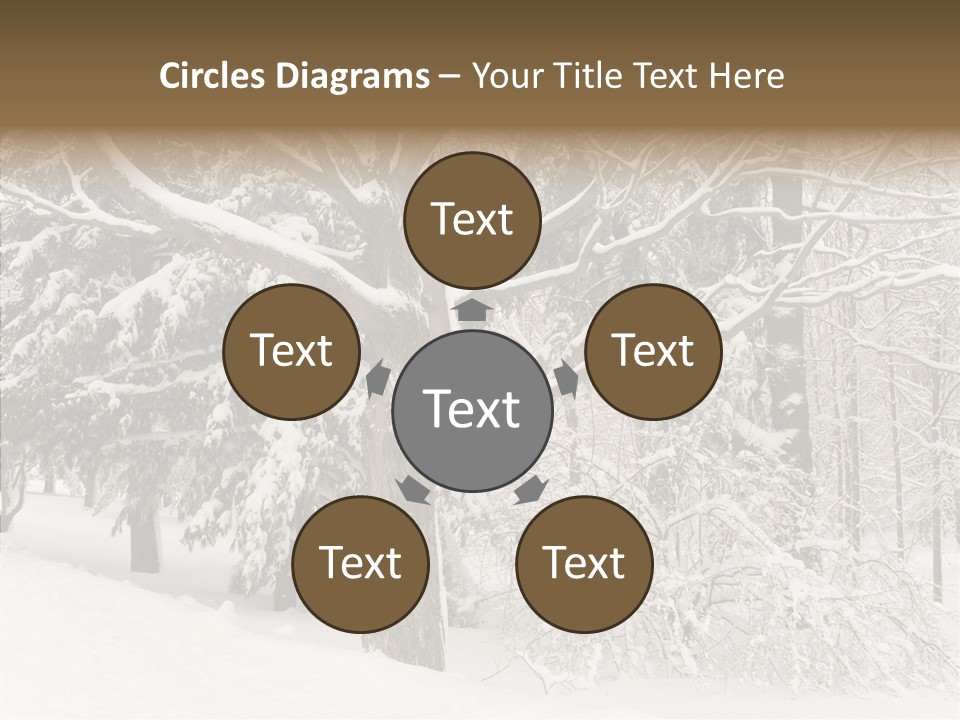 Snow Composition Outdoors PowerPoint Template