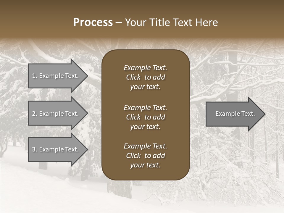 Snow Composition Outdoors PowerPoint Template