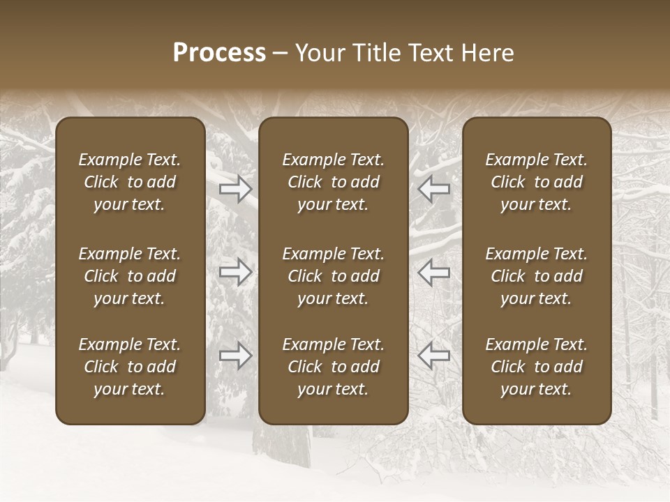 Snow Composition Outdoors PowerPoint Template
