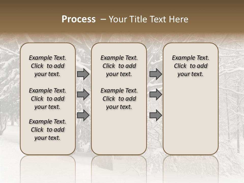 Snow Composition Outdoors PowerPoint Template
