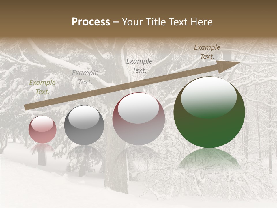 Snow Composition Outdoors PowerPoint Template