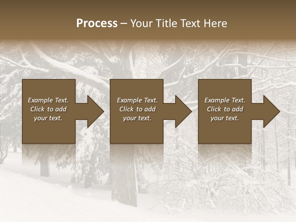 Snow Composition Outdoors PowerPoint Template