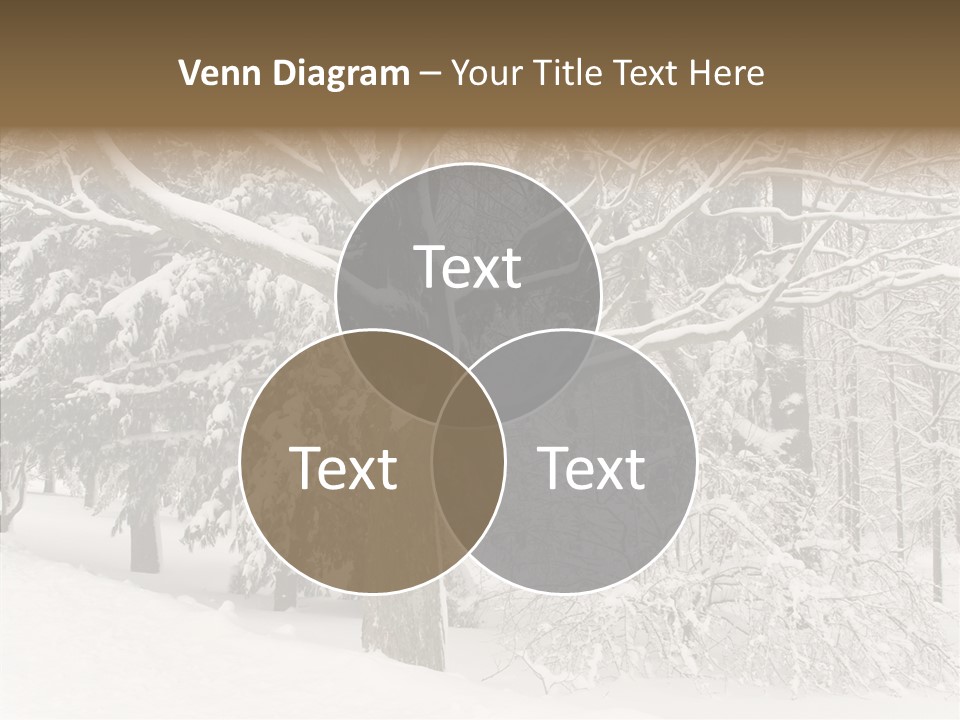 Snow Composition Outdoors PowerPoint Template