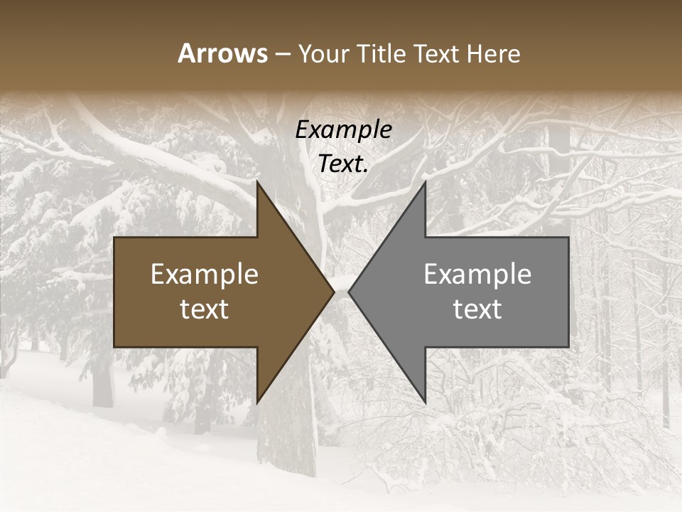 Snow Composition Outdoors PowerPoint Template