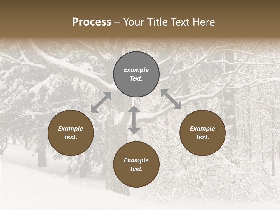Snow Composition Outdoors PowerPoint Template