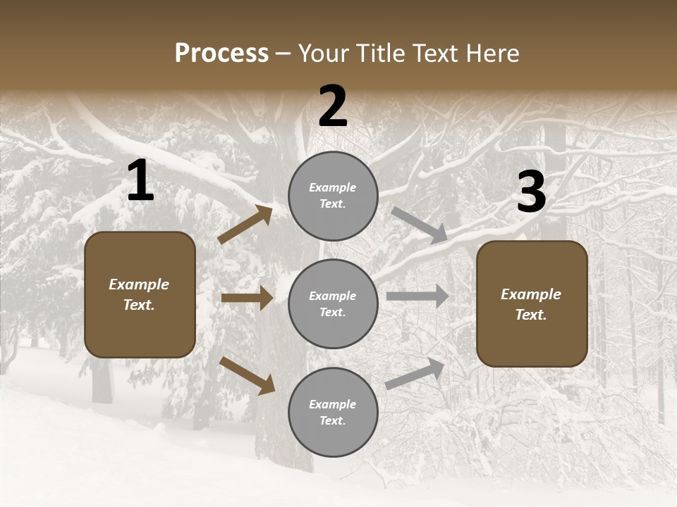 Snow Composition Outdoors PowerPoint Template