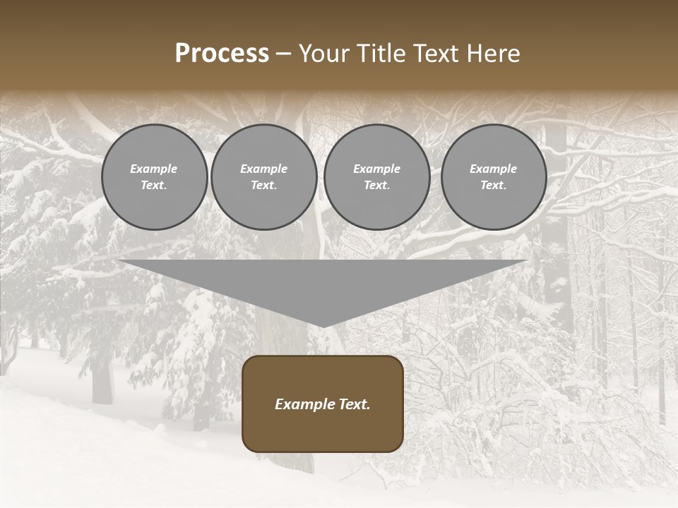 Snow Composition Outdoors PowerPoint Template