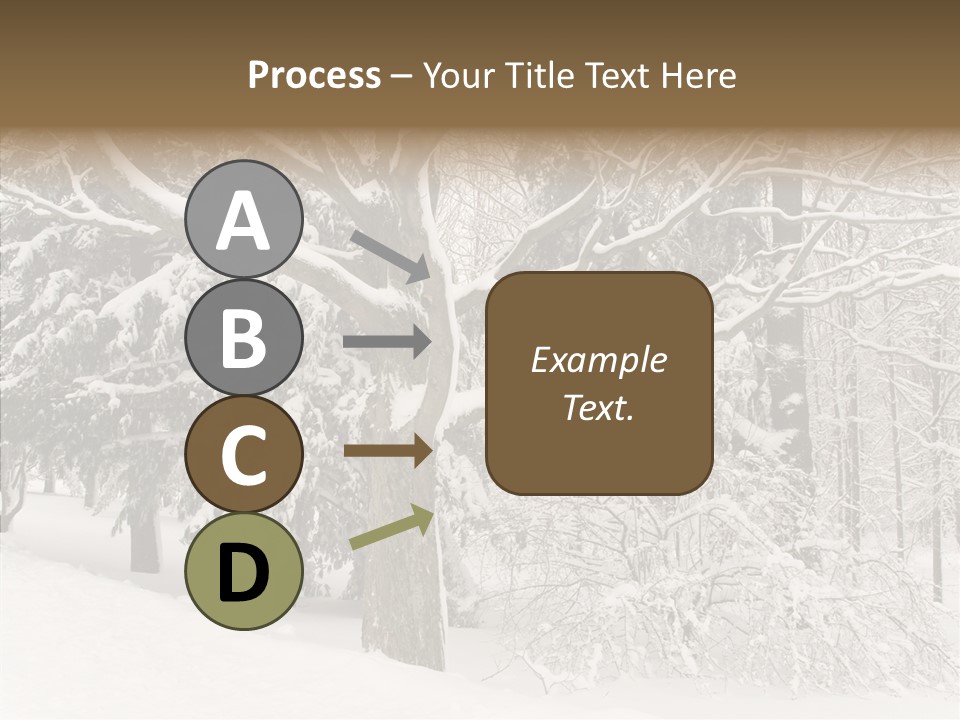 Snow Composition Outdoors PowerPoint Template