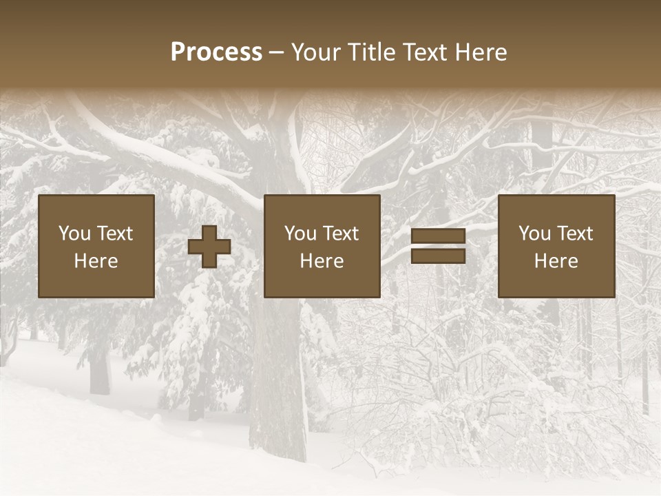 Snow Composition Outdoors PowerPoint Template
