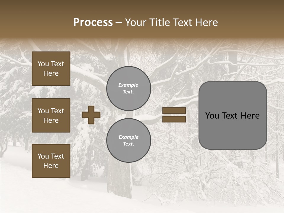 Snow Composition Outdoors PowerPoint Template